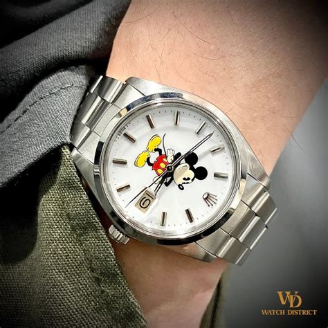 rolex mickey mouse history|Rolex oyster precision Mickey Mouse.